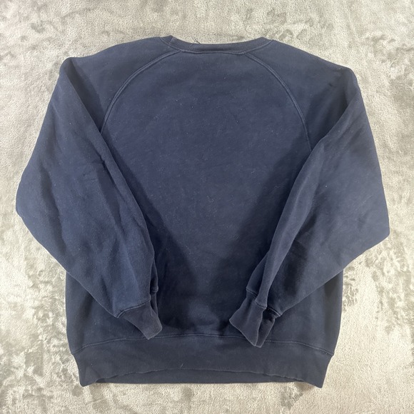 Vintage Disney Store Tigger Crewneck Sweater Men's Small Navy Cute Cartoon 90s - Picture 8 of 15